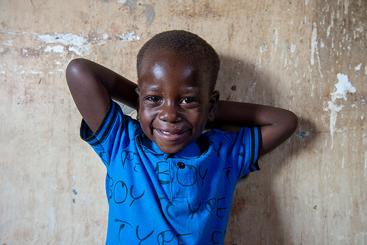 Girl from Indonesia with giant smile